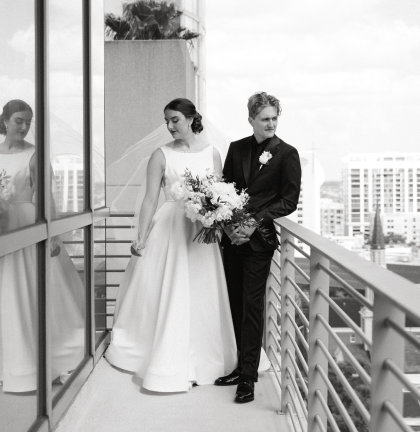 Emily & Nick’s Rooftop Wedding: Ceremony & Reception at The Balcony Orlando Image